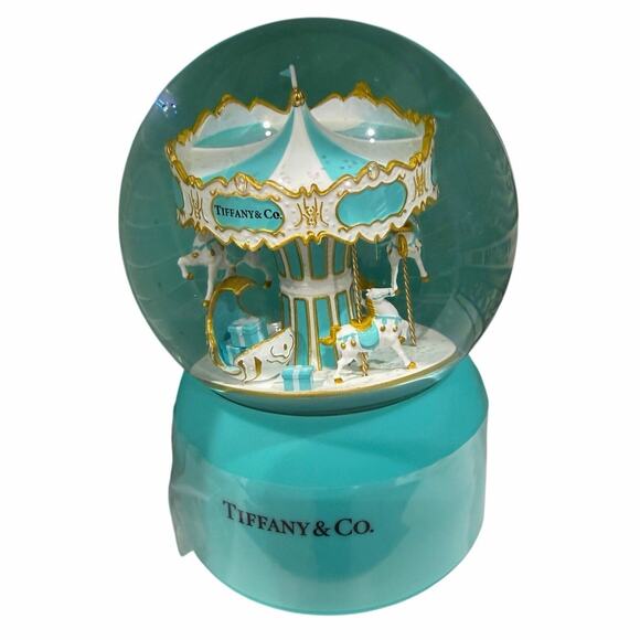 Tiffany & Co. Carousel Musical Snow Globe - Picture 2 of 3